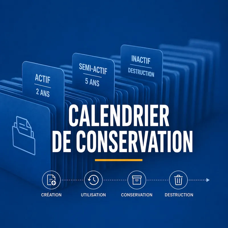 Calendrier de conservation des documents — CHUCK&CO