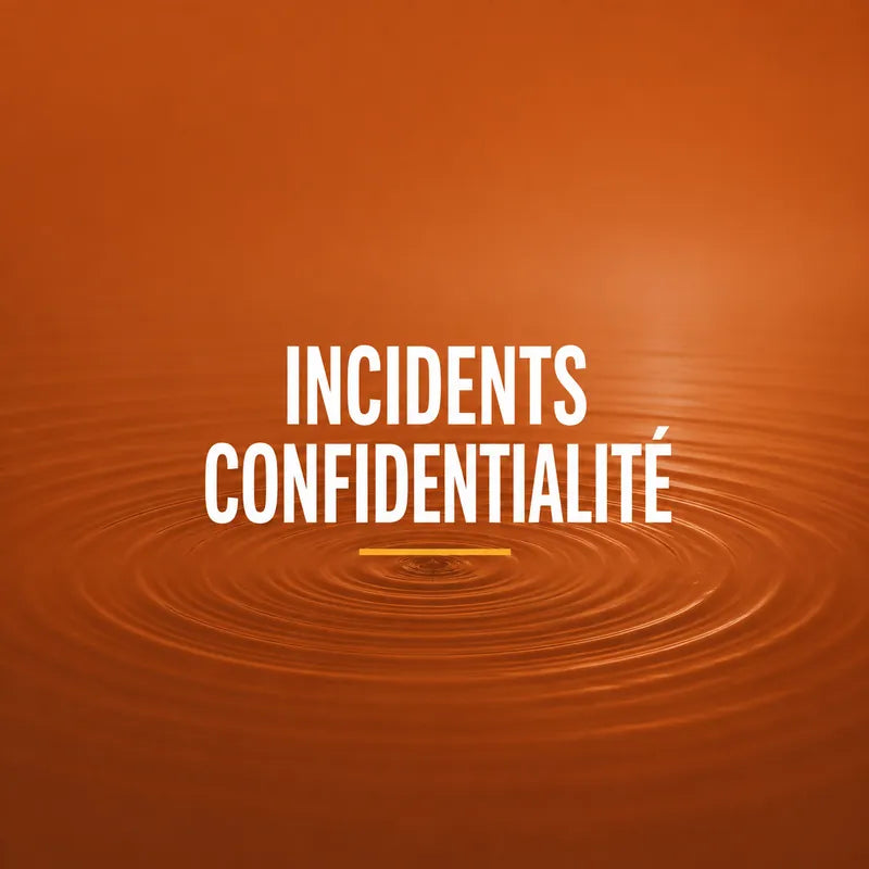 Gestion d'un incident de renseignements personnels — CHUCK&CO